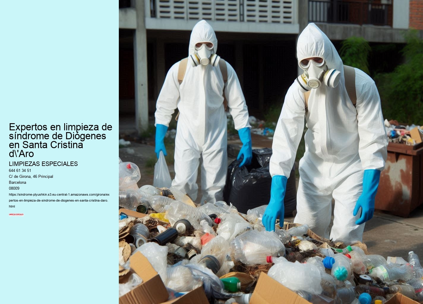 Eliminación de plagas y control de infecciones