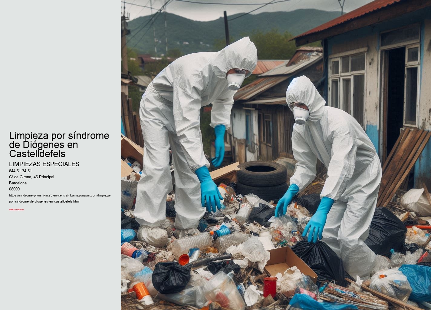 Eliminación de plagas y control de infecciones